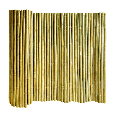Buatan Tangan Alami 1.5x1.5m Pagar Bambu Dekoratif Pagar Bergulir Halaman Belakang