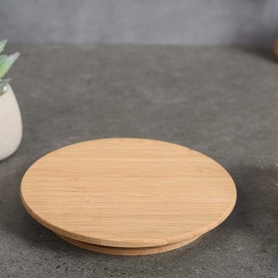 Tutup Bambu Khusus Anti Bocor Untuk Penyimpanan Guci Lilin Mulut Lebar
