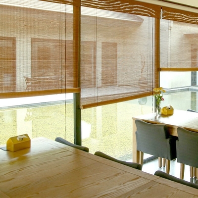 1.8m Nature Bamboo Hand Made Roll Up Shades Tirai Bambu Untuk Rumah Pergola