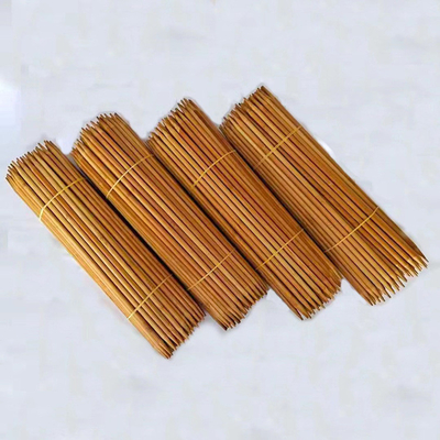 Set jarum merajut, jarum merajut bambu karbonisasi untuk DIY kreatif buatan tangan