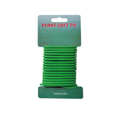 Multi-Fungsi Green Coated Twist Tie untuk Mendukung Tumbuhan Tie Up Tas untuk Rumah Kantor