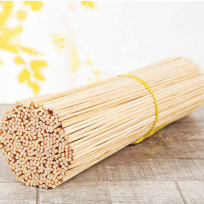 Bamboo Skewers Tanpa Patah untuk Grilling, BBQ, Appetizer, Kabobs Buah, Fountain Coklat