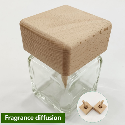 Silinder/Lampiran kosong minyak esensial batang diffuser botol dengan tongkat bola kayu