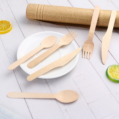 Perlengkapan Makan Malam Bamboo dan Perlengkapan Set Perlengkapan Meja Perjalanan