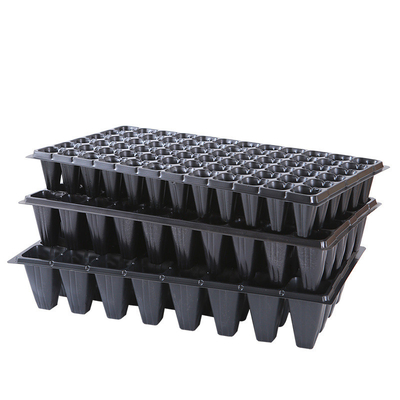 Lantai tebal tahan lama Sayuran Buah Benih Benih Plastik Plug Petani Tray Nursery